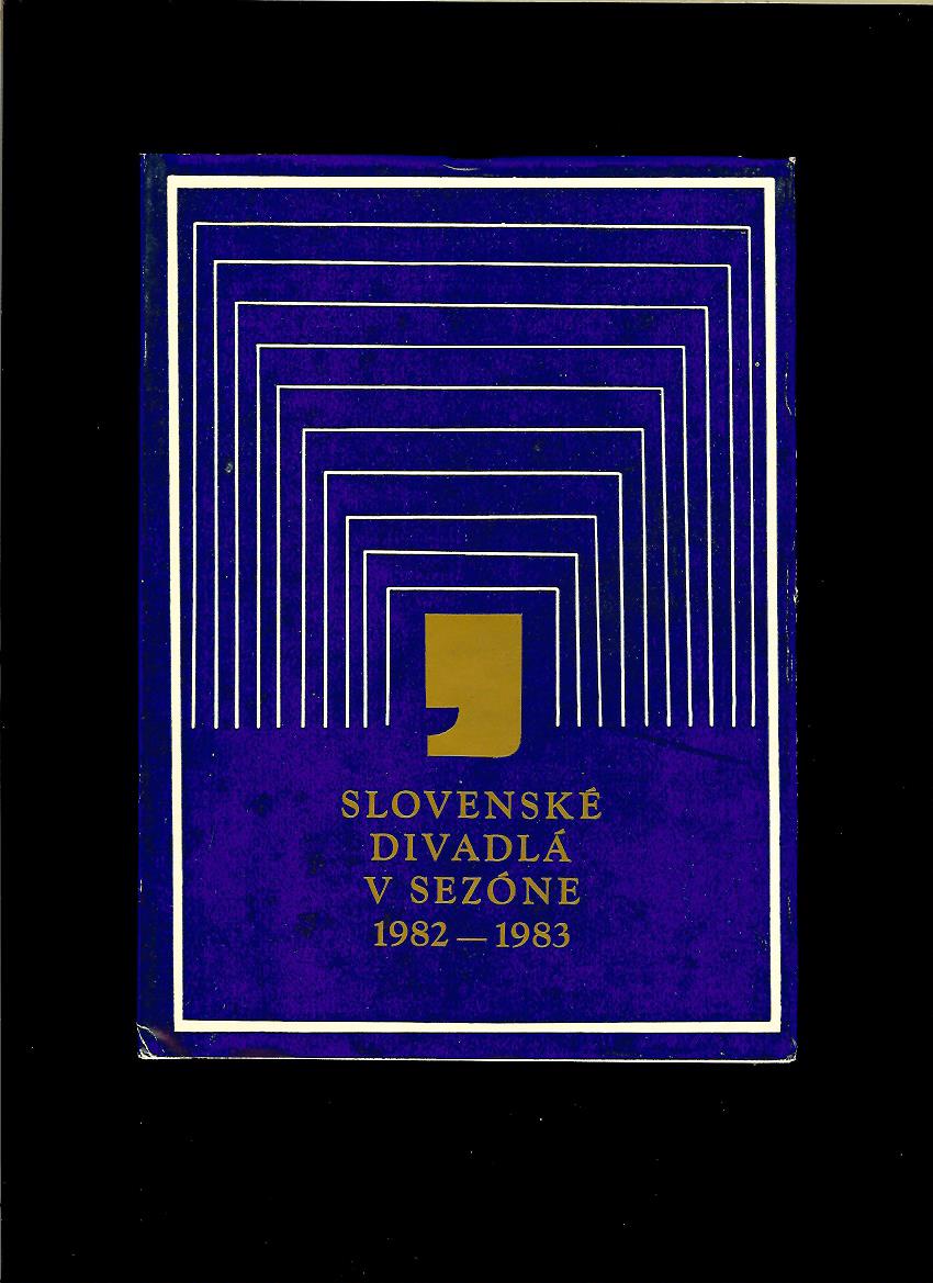 Ján Jaborník a kol.: Slovenské divadlá v sezóne 1982-1983