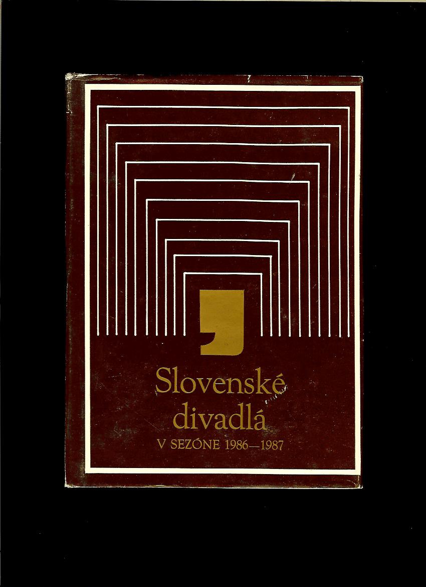 Kol.: Slovenské divadlá v sezóne 1986-1987