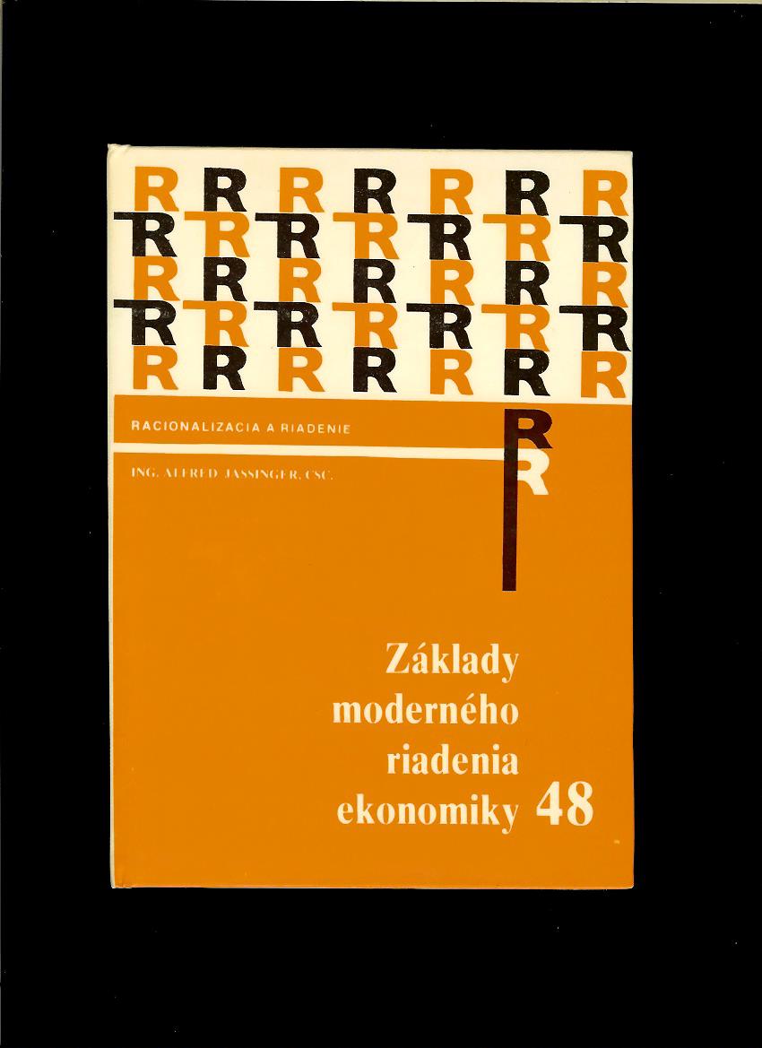 Alfréd Jassinger: Základy moderného riadenia ekonomiky