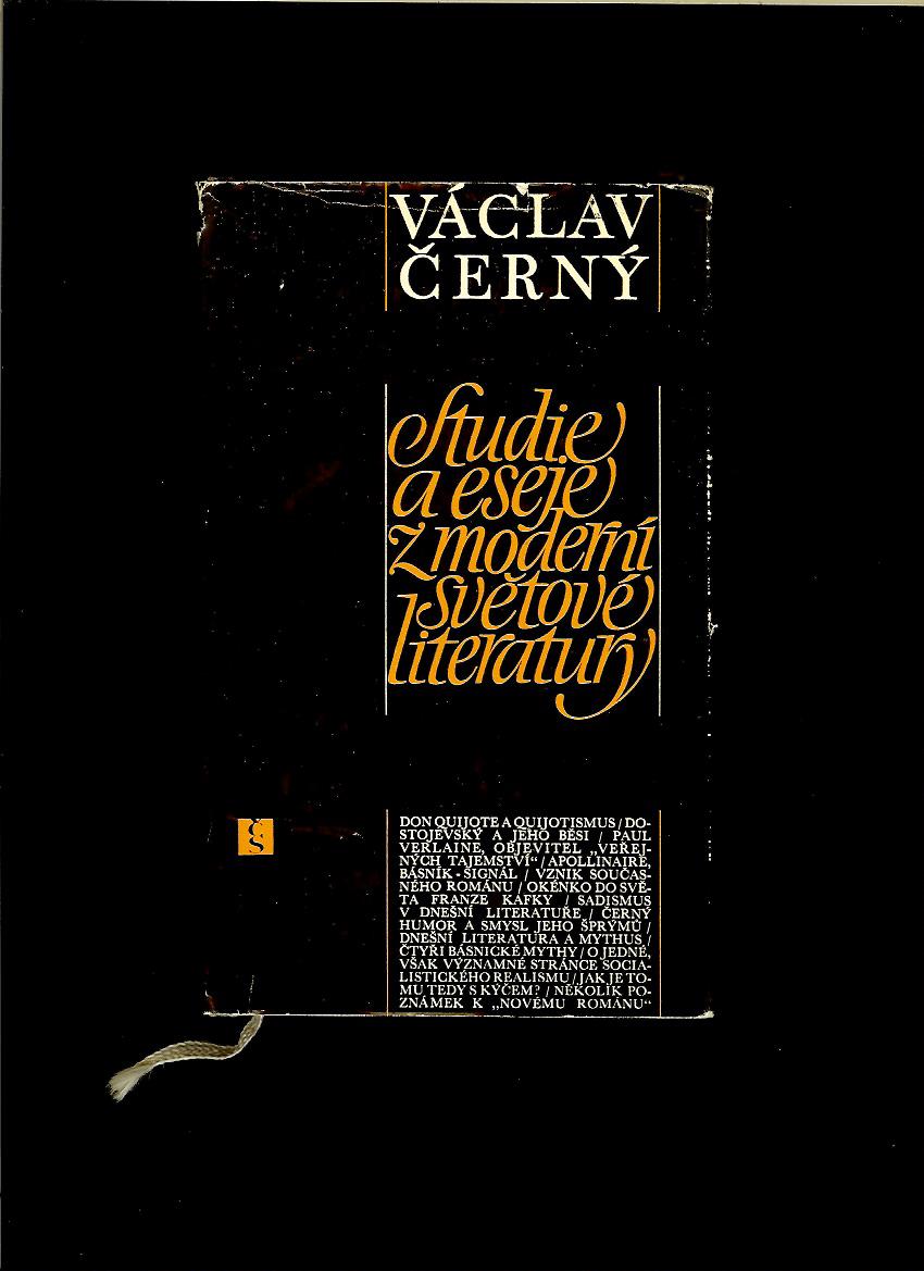 Václav Černý: Studie a eseje z moderní světové literatury /1969/