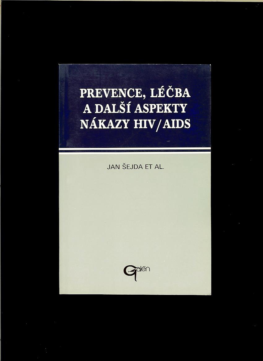 Jan Šejda: Prevence, léčba a další aspekty nákazy HIV/AIDS