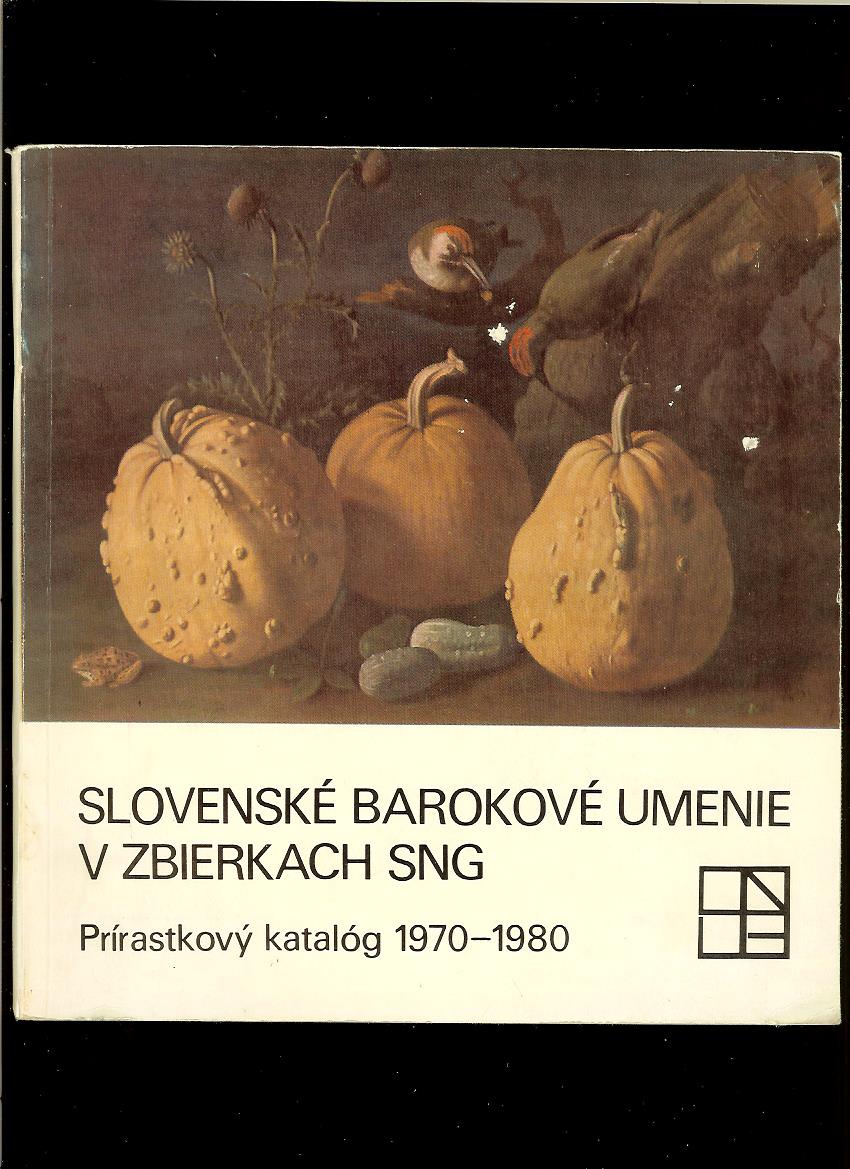 Slovenské barokové umenie v zbierkach SNG