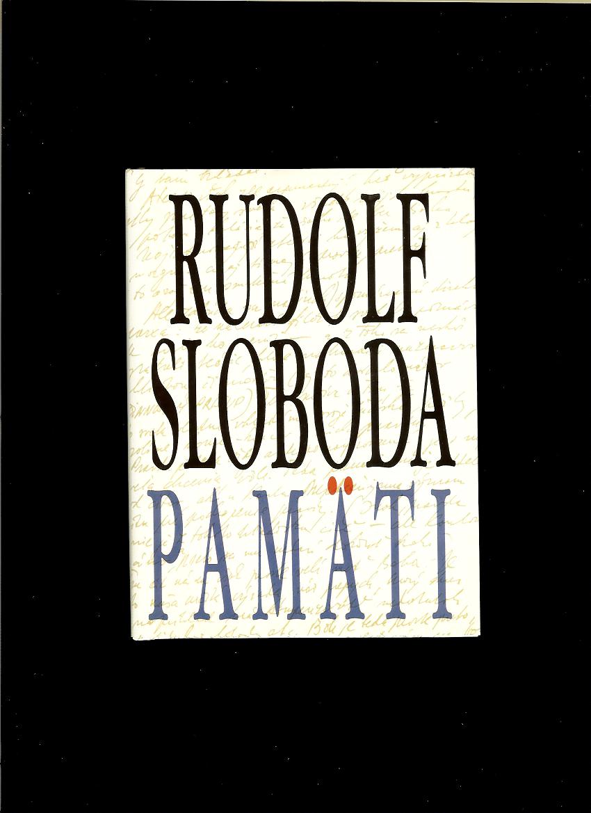 Rudolf Sloboda: Pamäti /román/