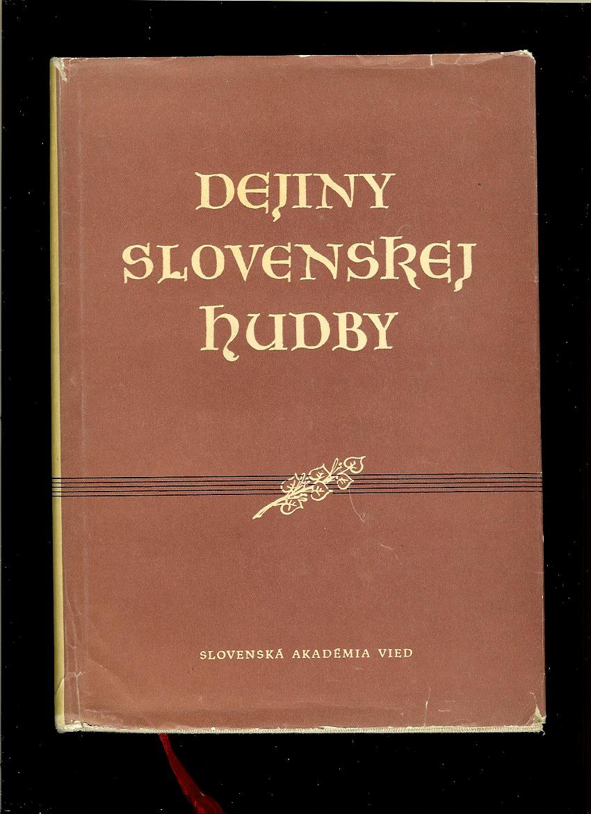 Kol.: Dejiny slovenskej hudby /1957/