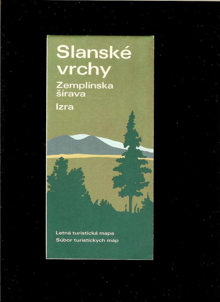 Slanské vrchy. Zemplínska šírava. Izra. Letná turistická mapa /1983/