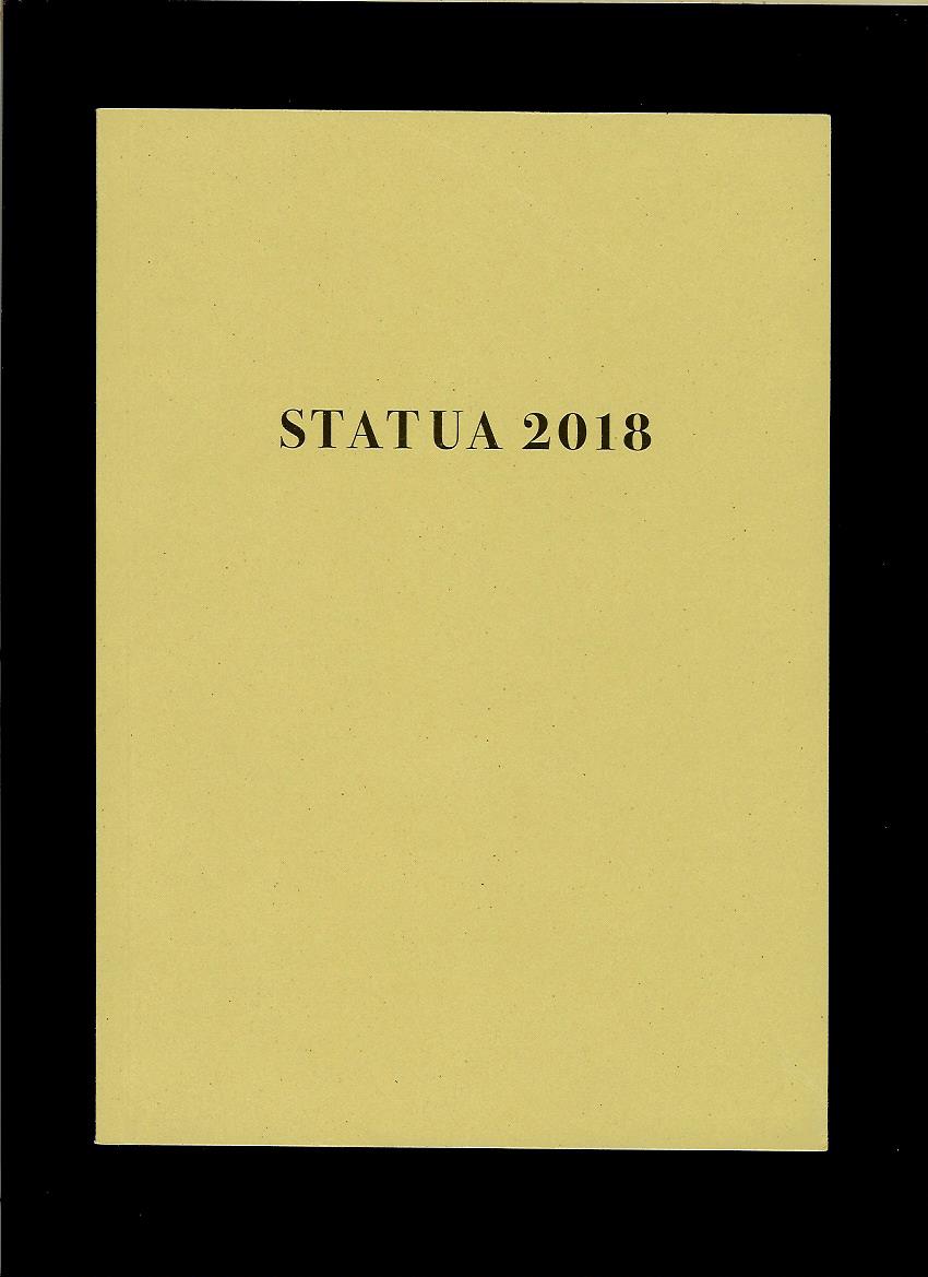 Statua 2018. Katalóg k výstave z tvorby absolventov VŠVU a UMPRUM 1968-1978