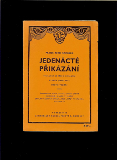 František Ferdinand Šamberk: Jedenácté přikázání /1944/