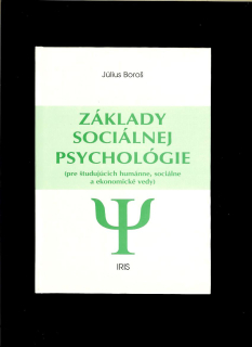 Július Boroš: Základy sociálnej psychológie