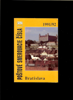 Poštové smerovacie čísla Bratislava 1991/92