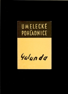 Umelecké pohľadnice. Galanda /1961/
