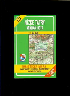 Nízke Tatry, Kráľova Hoľa. Turistická mapa 1 : 50 000