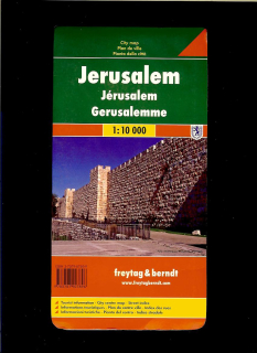 Jerusalem. Stadtplan - City map 1 : 10 000