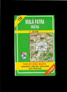 Malá Fatra, Vrátna. Turistická mapa 1 : 50 000