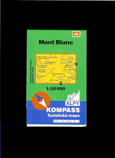 Mont Blanc. Turistická mapa 1 : 50 000
