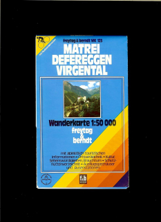 Matrei - Defereggen - Virgental. Wanderkarte 1 : 50 000