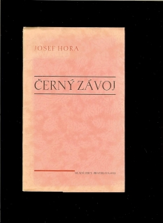 Josef Hora: Černý závoj /1932, typo Karol Jaroň/