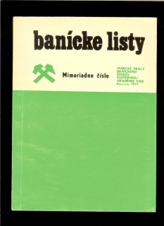 Banícke listy. Mimoriadne číslo. Zborník