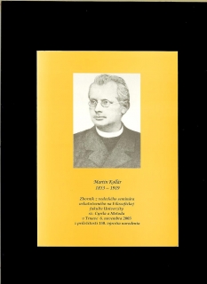 Kol.: Martin Kollár 1853-1919