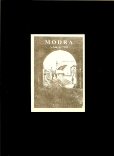 A. Krátký: Modra 1921 /reprint/
