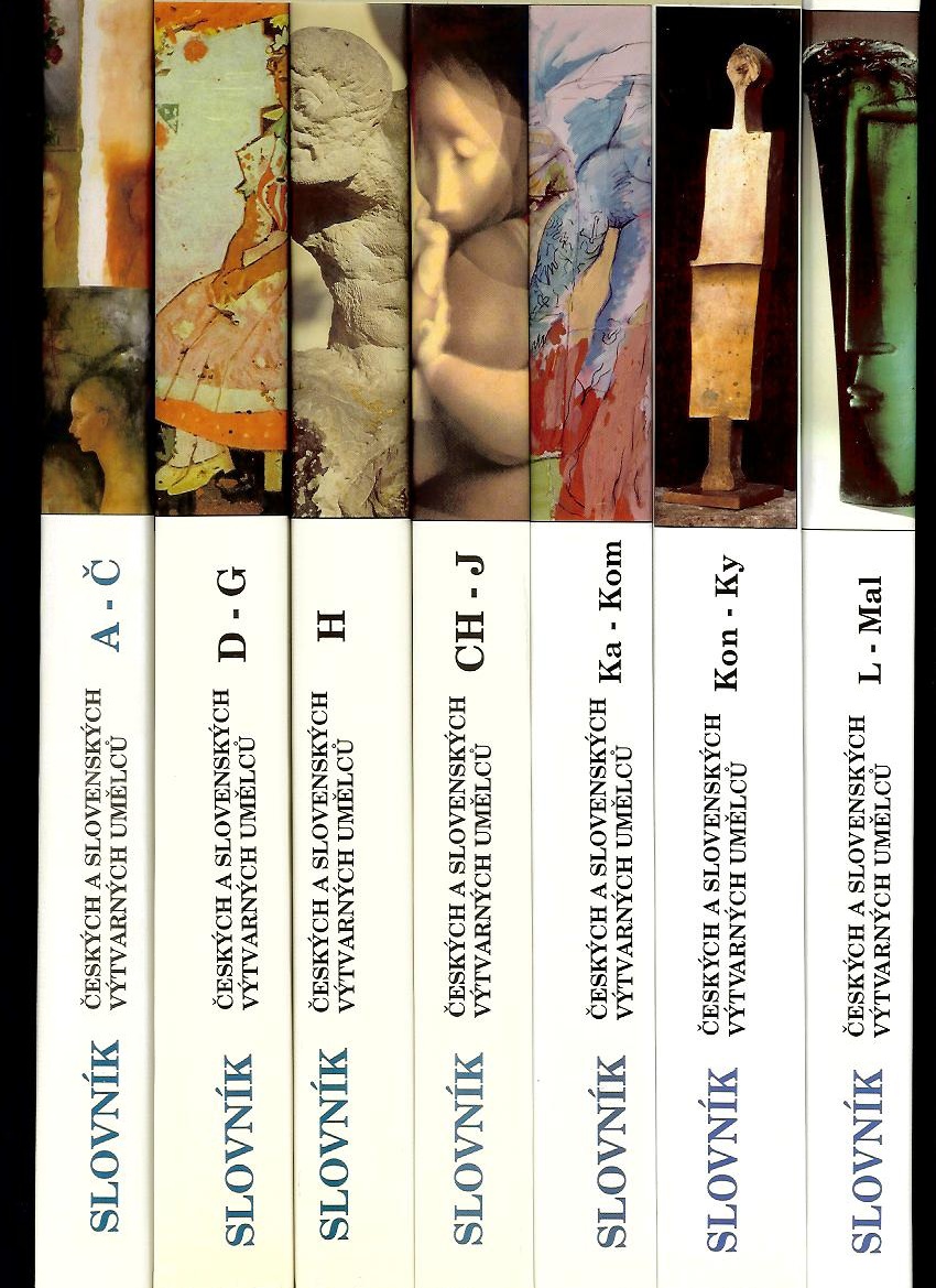 Slovník českých a slovenských výtvarných umělců A-Ž,21 dielov /iba osobný odber/