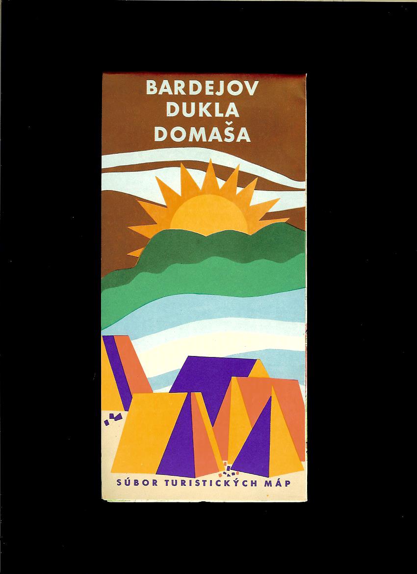Bardejov. Dukla. Domaša. Súbor turistických máp /1976/