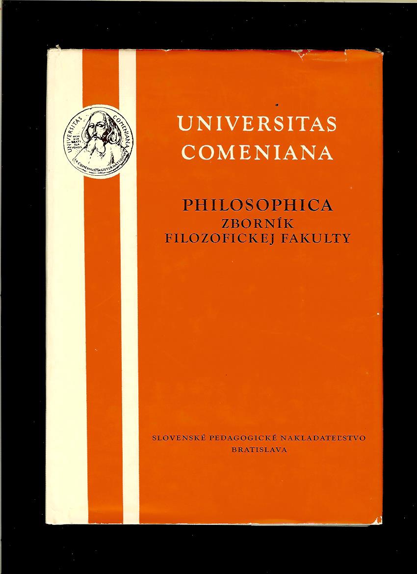 Philosophica. Zborník Filozofickej fakulty Univerzity Komenského. Ročník 1976-77