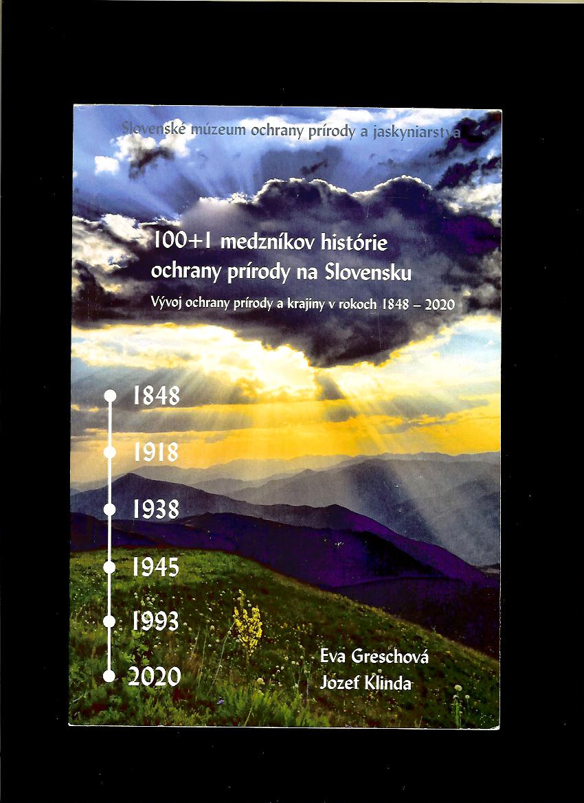 E. Greschová, J. Klinda: 100+1 medzníkov histórie ochrany prírody na Slovensku