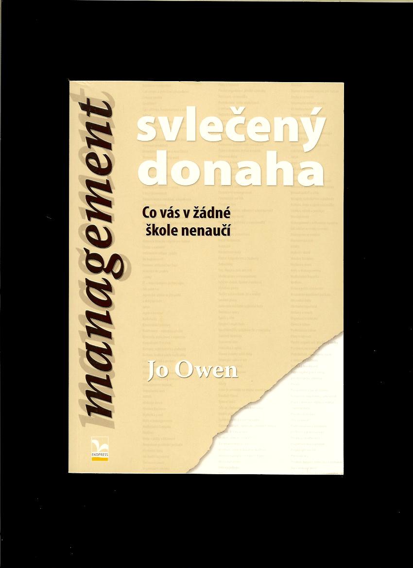Jo Owen: Management svlečený donaha