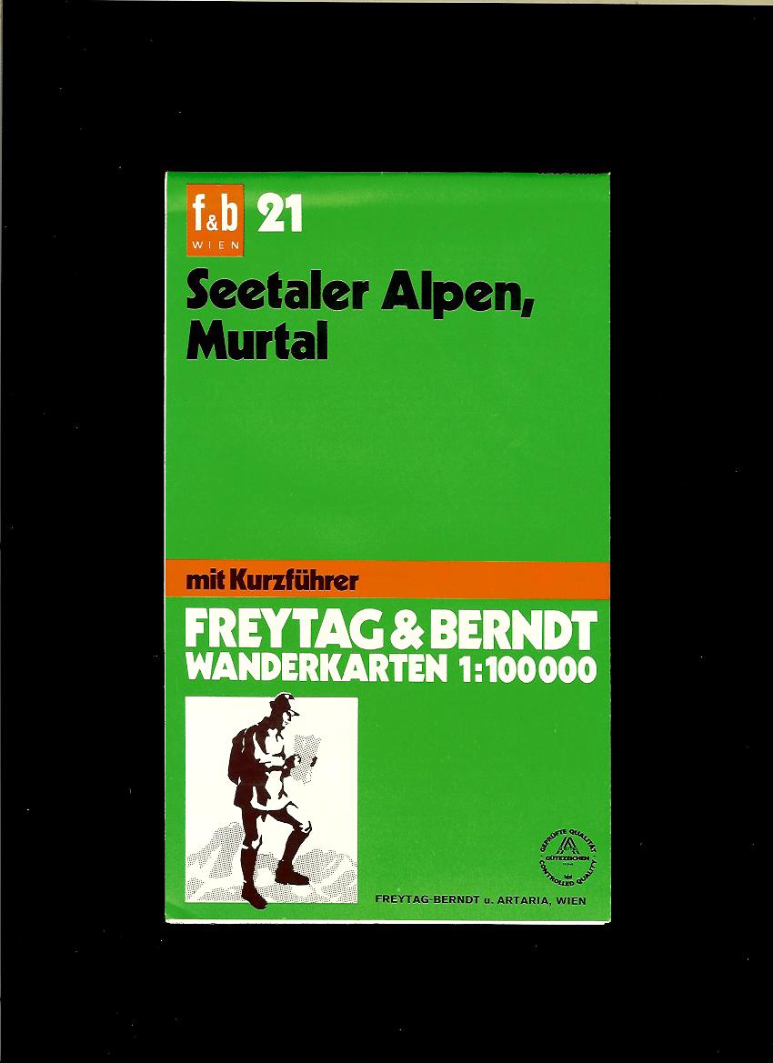 Seetaler Alpen, Murtal. Wanderkarte 1 : 100 000