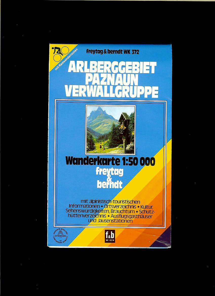Arlberggebiet - Paznaun - Verwallgruppe. Wanderkarte 1 : 50 000