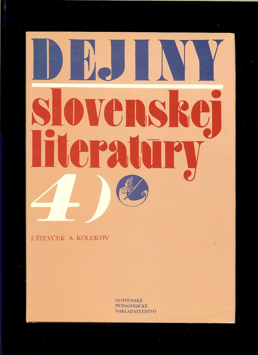 Ján Števček a kol.: Dejiny slovenskej literatúry