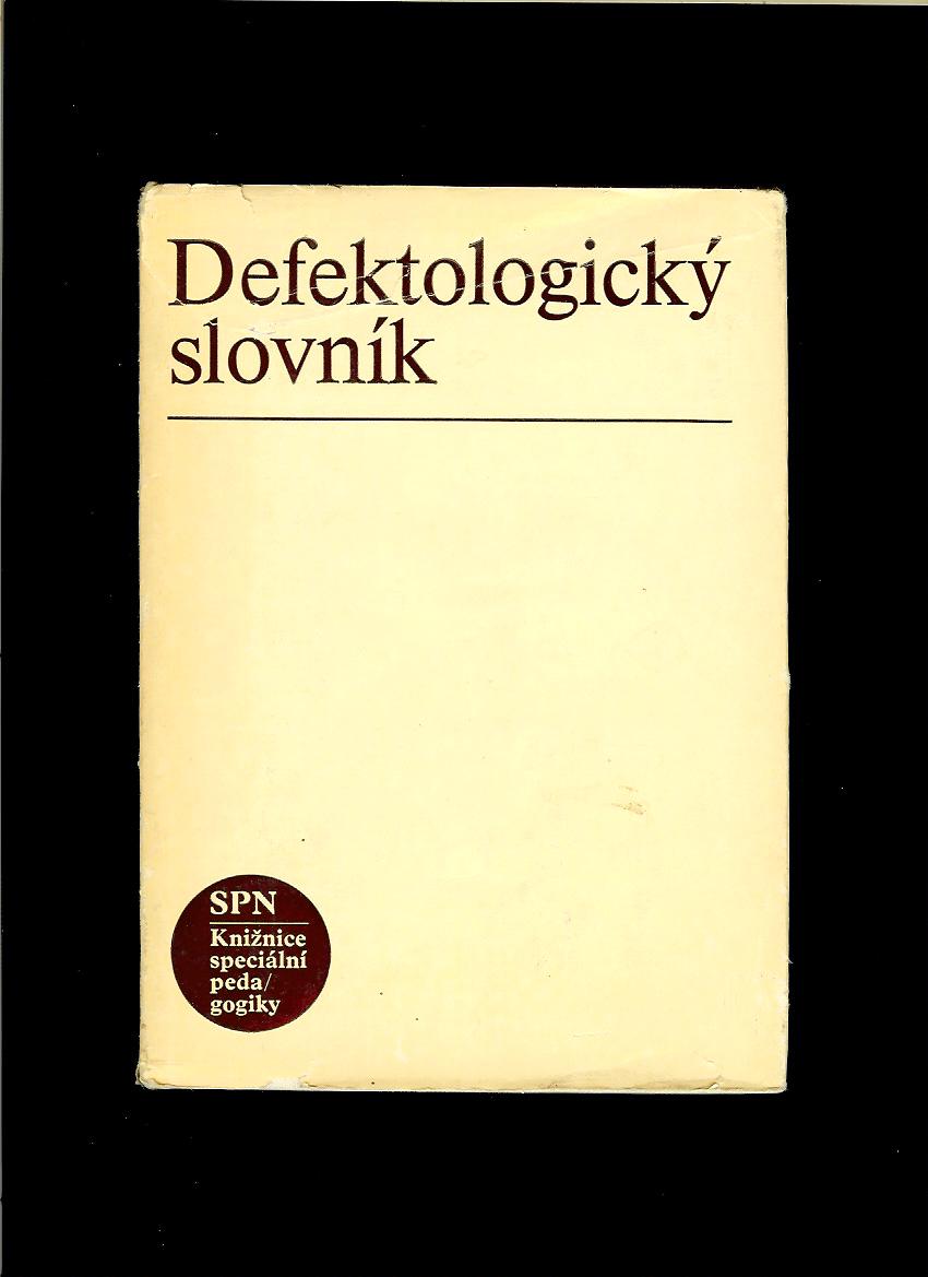 Ludvík Edelsberger a kol.: Defektologický slovník