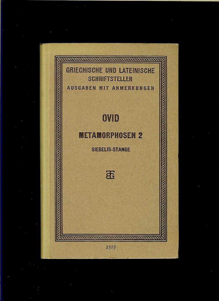 Otto Stange: P. Ovidii Nasonis. Metamorphoses 2 /1929/