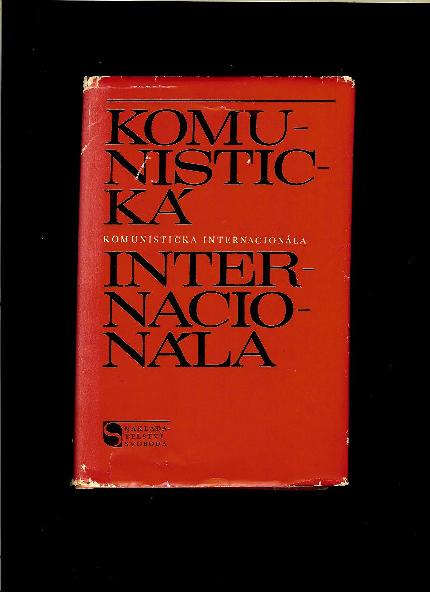 A. I. Sobolev a kol.: Komunistická internacionála