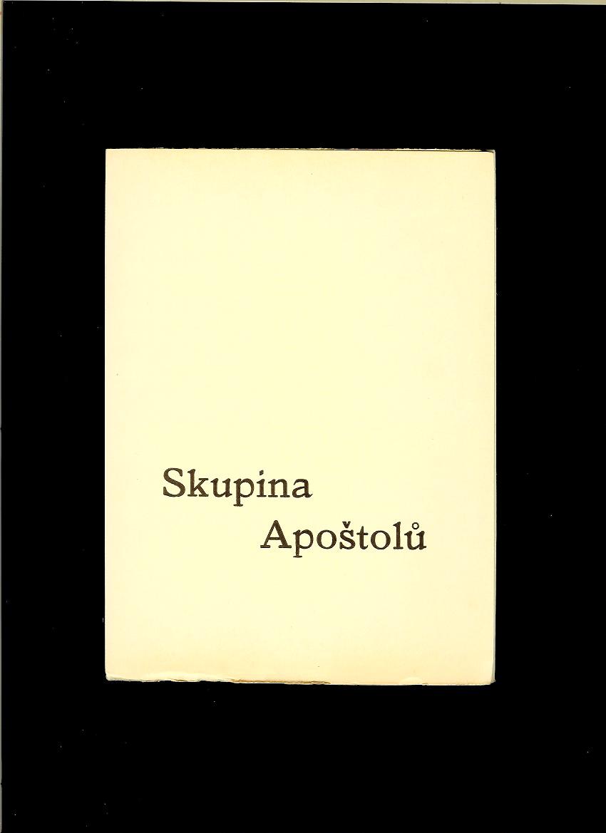 Paul Claudel: Skupina Apoštolů /1937/