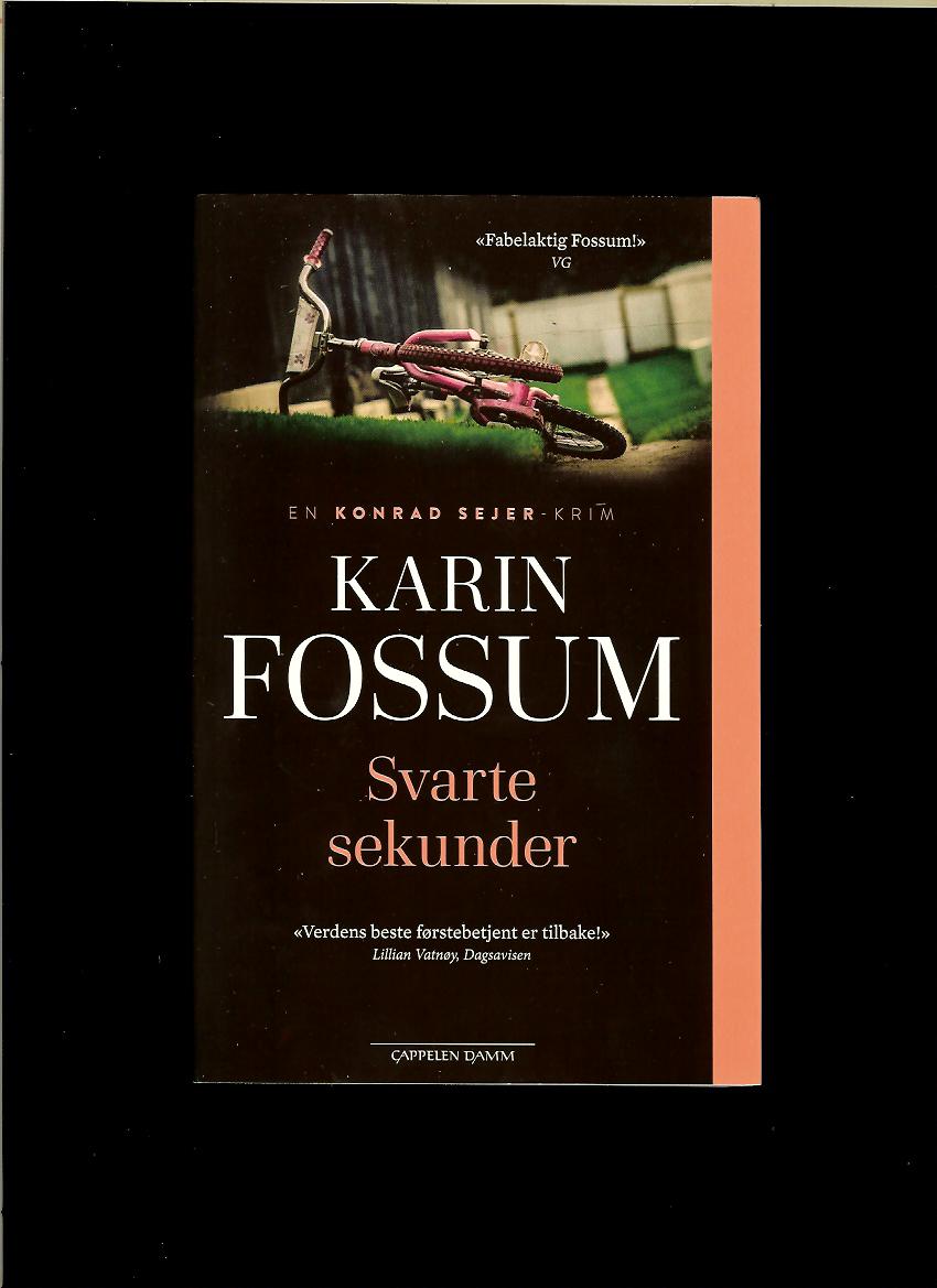 Karin Fossum: Svarte sekunder /nórsky/