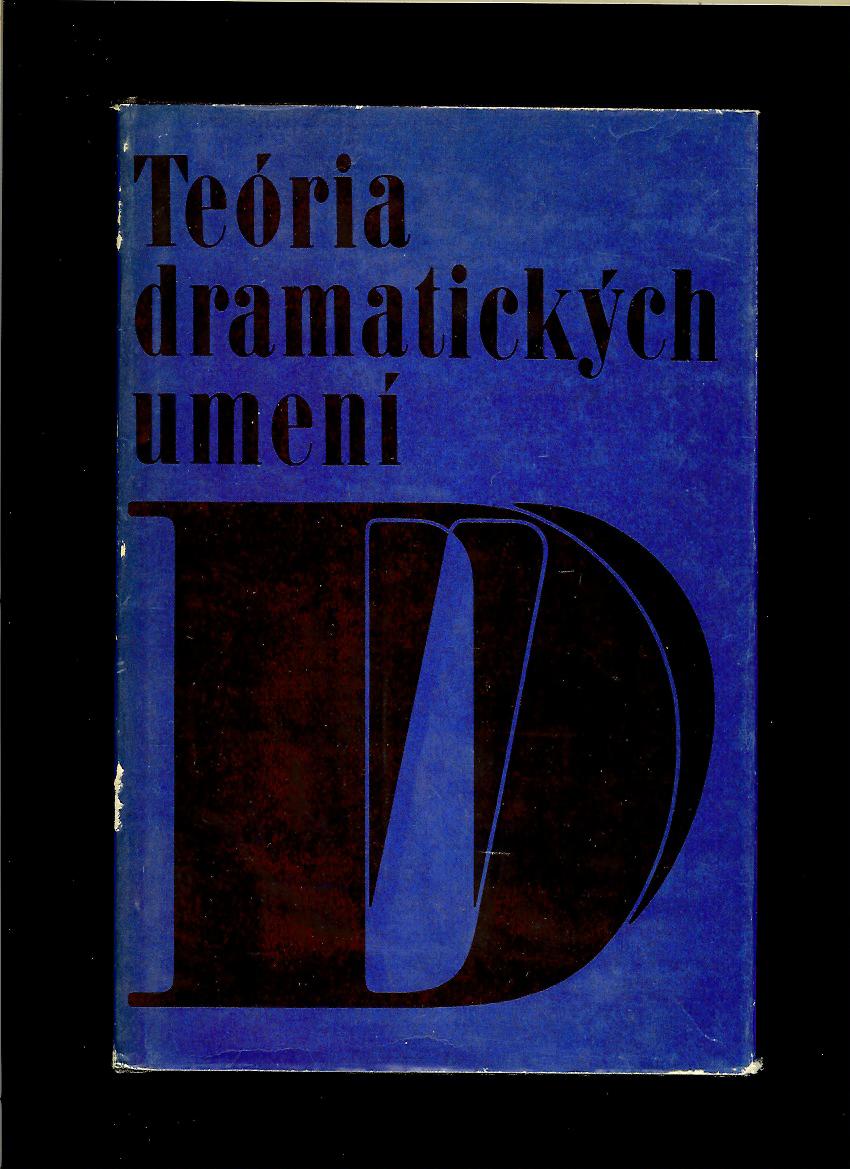 Rudolf Mrlian a kol.: Teória dramatických umení