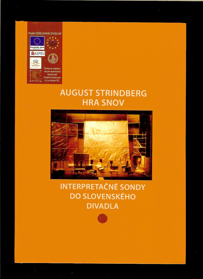 Dagmar Inštitorisová: August Strindberg. Hra snov. Interpretačné sondy do slovenského divadla