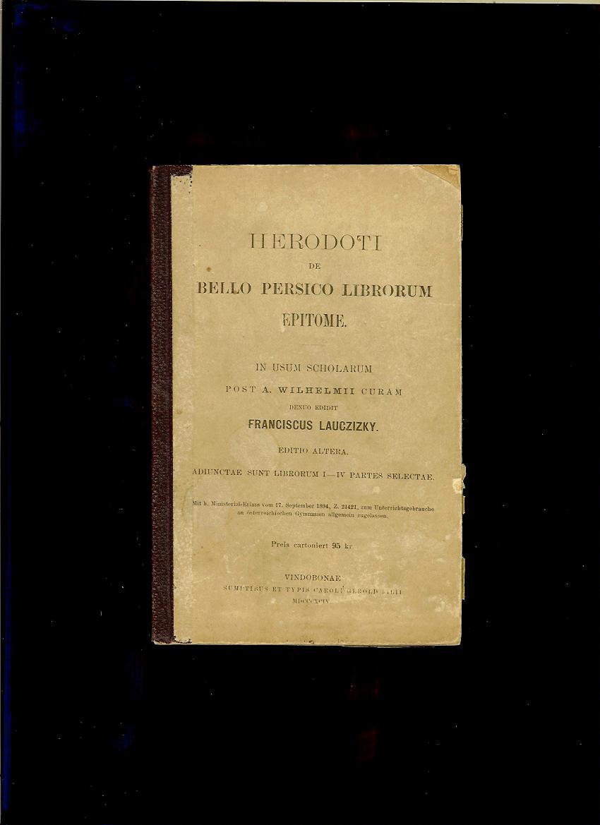 Herodoti de bello persico librorum epitome. In usum scholarum /1894/