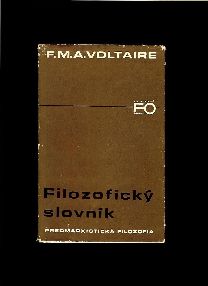 F. M. A. Voltaire: Filozofický slovník