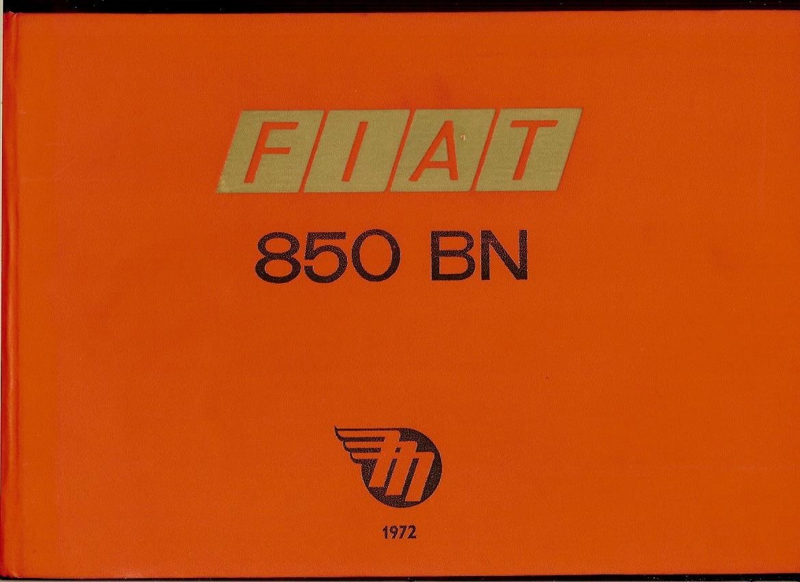 Fiat 850 BN. Katalog náhradních dílů /1972/