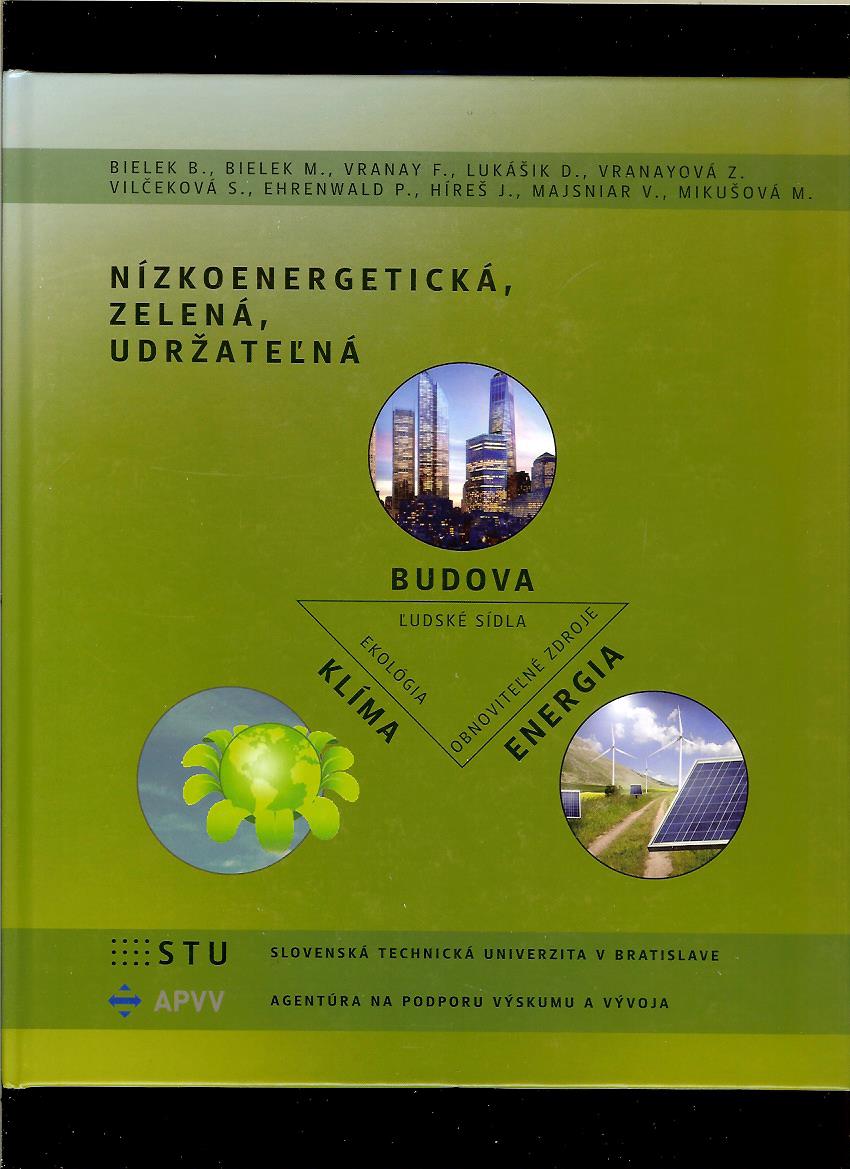 Kol.: Nízkoenergetická, zelená, udržateľná Budova - Klíma - Energia