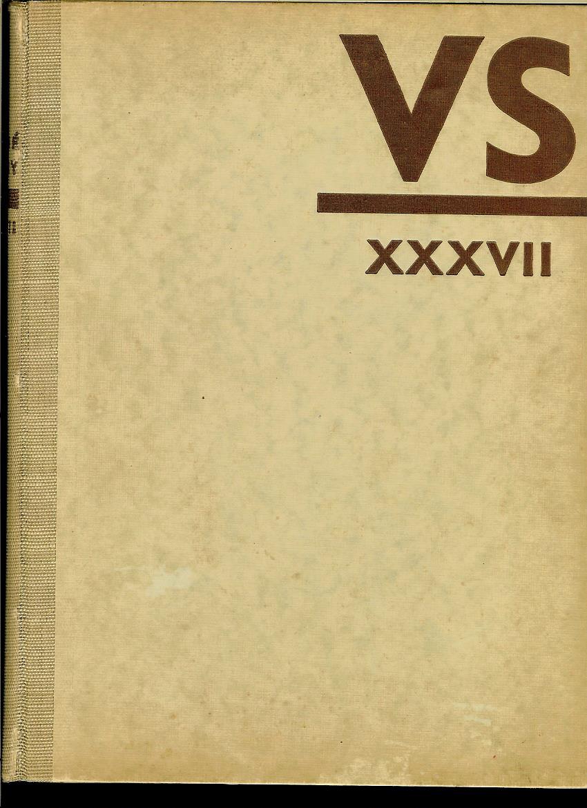 Volné směry XXXVII. Umělecký měsíčník /1942/