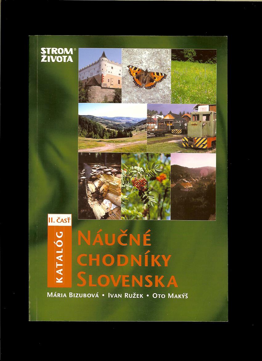 M. Bizubová, I. Ružek, O. Makýš: Náučné chodníky Slovenska. Katalóg. II. časť