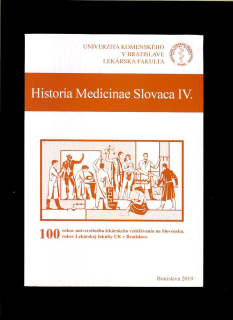 Kol.: Historia Medicinae Slovaca IV.