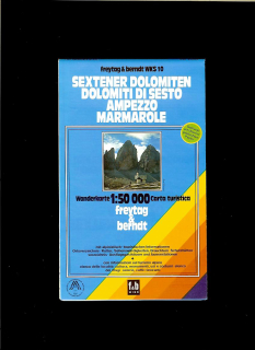 Sextener Dolomiten - Ampezzo - Marmarole. Wanderkarte 1 : 50 000