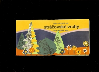 Strážovské vrchy. Turistická mapa /1981/