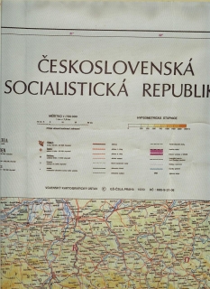 Československá socialistická republika - textilná mapa