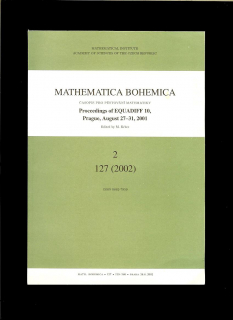 Štefan Schwabik (ed.): Mathematica Bohemica 2 Vol. 127 /2002/